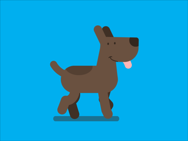 Walking dog by Angelo on Dribbble