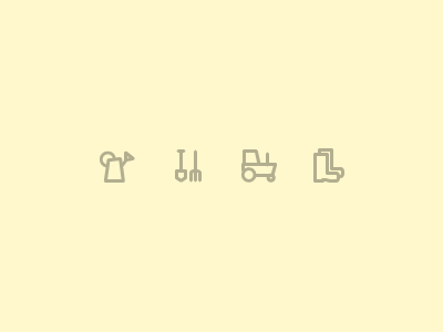 Outline icons Day 5 - Farm