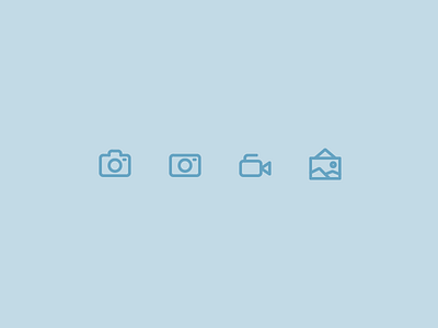 Outline icons Day 24 - Camera