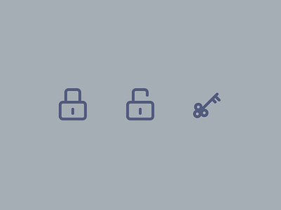 Outline icons Day 33 - Lock