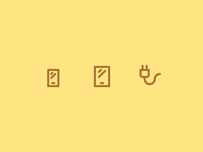 Outline icons Day 34 - Mobile