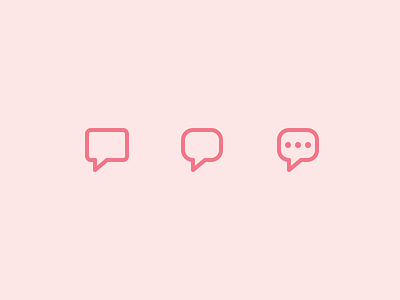 Outline icons Day 37 - Chat 24px chat icon illustrator outline vector
