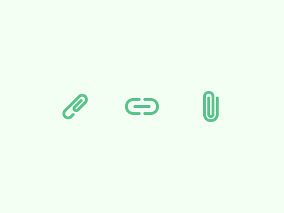 Outline icons Day 38 - Paperclip 24px icon illustrator outline paperclip vector