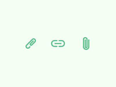 Outline icons Day 38 - Paperclip