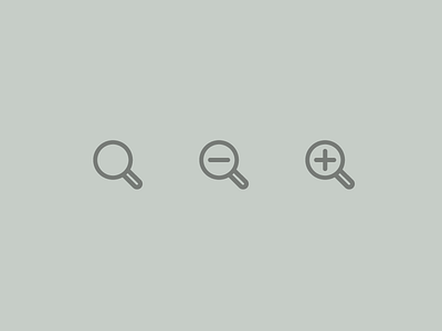 Outline icons Day 43 - Magnifier 24px icon illustrator magnifier outline search vector zoom zoom in zoom out