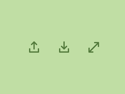 Outline icons Day 45 - Arrows 24px arrow download expand icon illustrator outline upload vector