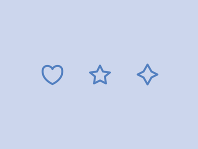 Outline icons Day 50 - Rate 24px heart icon illustrator outline rate star vector