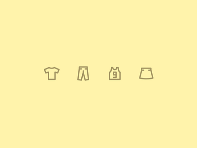 Outline icons Day 56 - The clothes