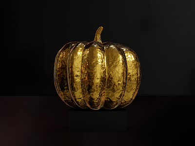 GOLD pumpkin