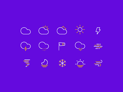 Weather Icon ui 图标 设计