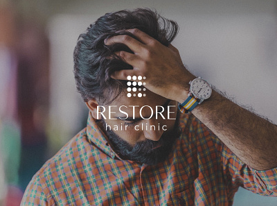 Restore Hair Clinics brand branding design identity identity branding identity design logo