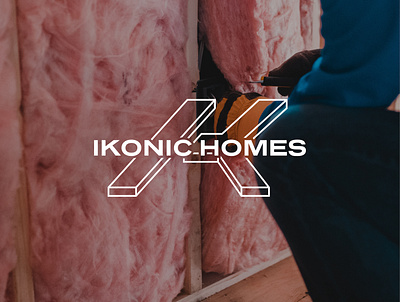 Ikonic Homes branding design identity branding logo design