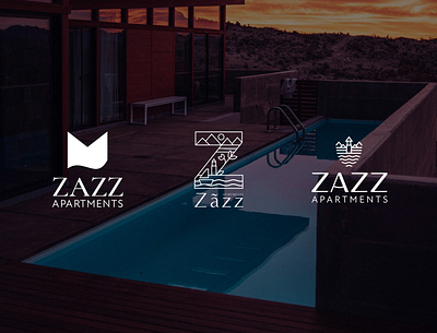 Concept: Zazz Apartments branding design identity identity branding identity design logo logo design