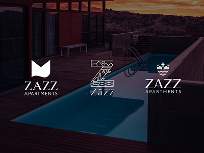 Concept: Zazz Apartments branding design identity identity branding identity design logo logo design