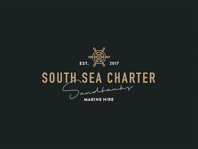 South Sea Charter | Luxury Marine Hire brand brand and identity branding design identity identity branding identity design logo logo design web