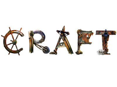 Craft Web boats craft montage shipwreck typeface