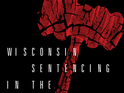 Wisconsin Sentencing in the Tough on Crime Era book book design gavel typography univers