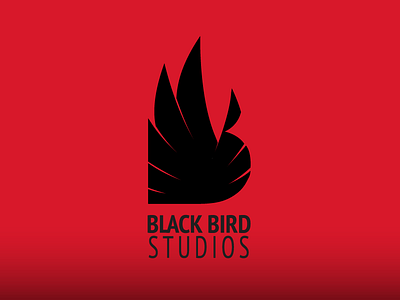 Black Bird Studios bird black logo studio