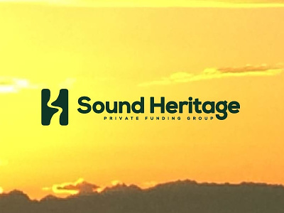 Sound Heritage branding design h icon logo logo design river s
