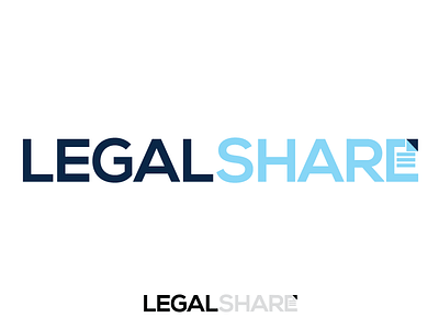 LEGAL SHARE branding documents legal logo share sharing