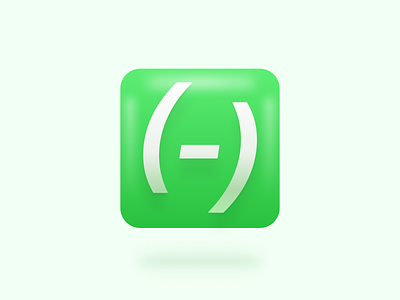 Tymate Icon 3d agency app icon branding design dev glow green icon icon shadow tymate