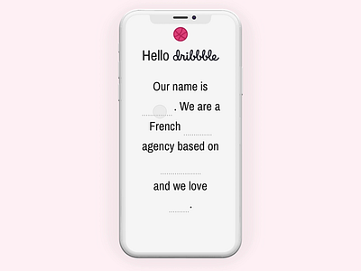 Hello Dribbble, we are Tymate 👋 animation clean design firstshot france hellodribbble input iphonex lille minimalism mobile app natural language principleapp sketchapp team tymate ui webagency