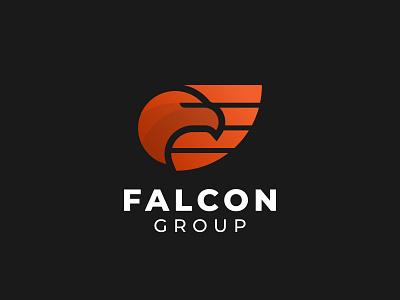 Falcon Logo cartoon character design eagle falcon illustration logo vector