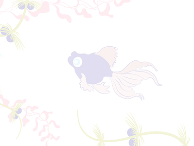 Purple fish design fish graphic illustration sea