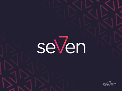 Logo Se7en Company design logo typography ui ux vector