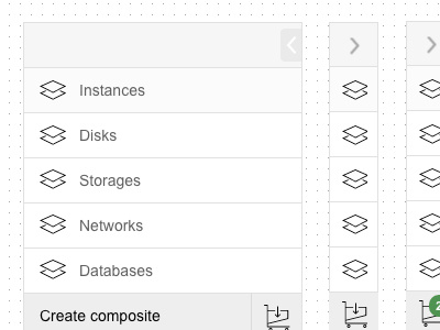 CloudSM Sidebar wireframe cloudsm