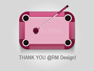Thank you @RM Design debut dribbble first shot thanks