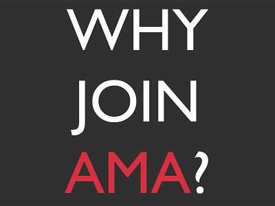 Why Join AMA?