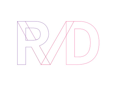 Personal Logo Concept: Round 4 brand concept letter letters logo magenta personal pink play purple type typography