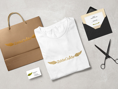 LogoCore Challenge Day 2: ZeldaGuide (Brand Mockup) blog blogging brand brand design brand identity branding branding and identity branding concept branding design legend of zelda logo logo design logodesign logos nintendo shirt design shirt mockup video game video games zelda