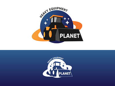 Heavy Equipment Planet branding concept design graphic graphic design illustration logo vector