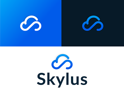 Skylus Logo Concept 2d 2d design 2d illustration clean cloud cloud computing dashboard design flat gradient logo logo logo design logo design concept logo designer logotype