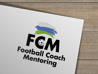 FCM Logo branding coach fcm foot ball graphic design icon design illustration logo mentoring vector