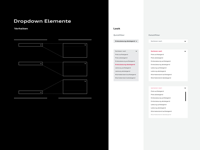 AudiCity dropdown functionality form ux ui dropdown audicity
