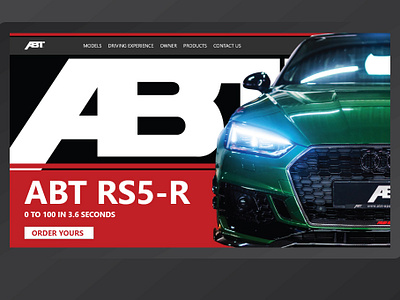 Abt Rs5 Website Design
