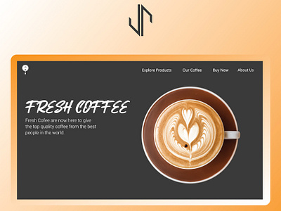 Coffee Website Design branding design flat lettering logo minimal trading typography ui ux vector web website