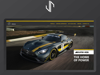 Mercedes AMG Website Design app cars design fast logo minimal new ui ux vector web website
