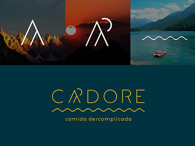 Ca'dore branding cadore design italy lake logo logotype logotypedesign mountain nature