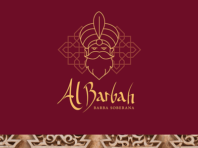Al Barbah arabian arabic design barber barber logo barbershop branding design logo logodesign sultan