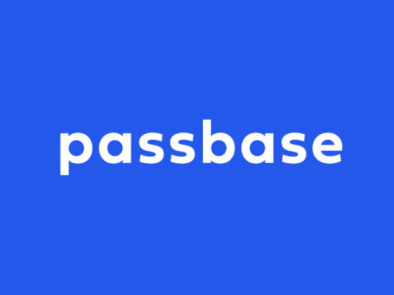 Logo Animation @Passbase animation gif linkeding logo