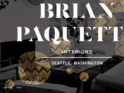 Brian Paquette branding identity lettering logo web