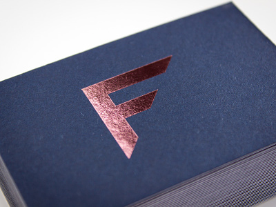 Frontier Labs business cards brocade business cards colorplan embossing foil frontier imperial blue letterpress