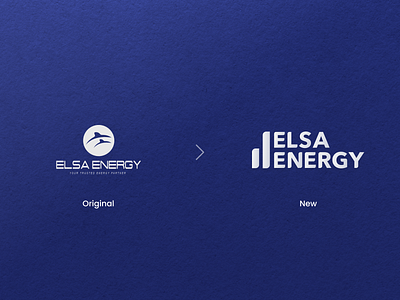 Elsa Energy Logo Redesign - Part 2 avenir next blue branding concept corporate design elegance elsa energy logo malaysia modern oil and gas petronas redesign refresh sophisticated uzma whoisrahman