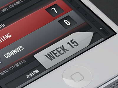 Game Week Scroll app ios schedule sports tooltip touch ui ux