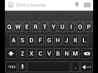 Kitkat Keys android holo keyboard