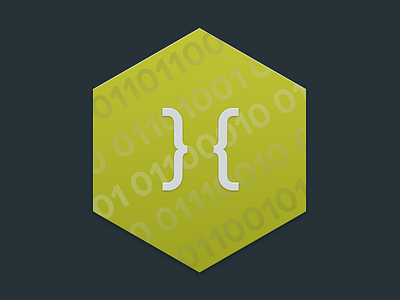 Tech Initiative brackets code icon logo